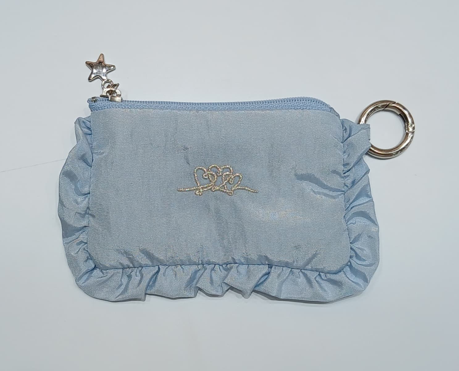 Loving Embroidered Card Wallet - 이미지 4