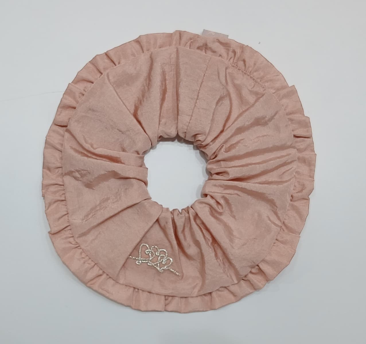 Loving Embroidery Scrunchie - 이미지 3