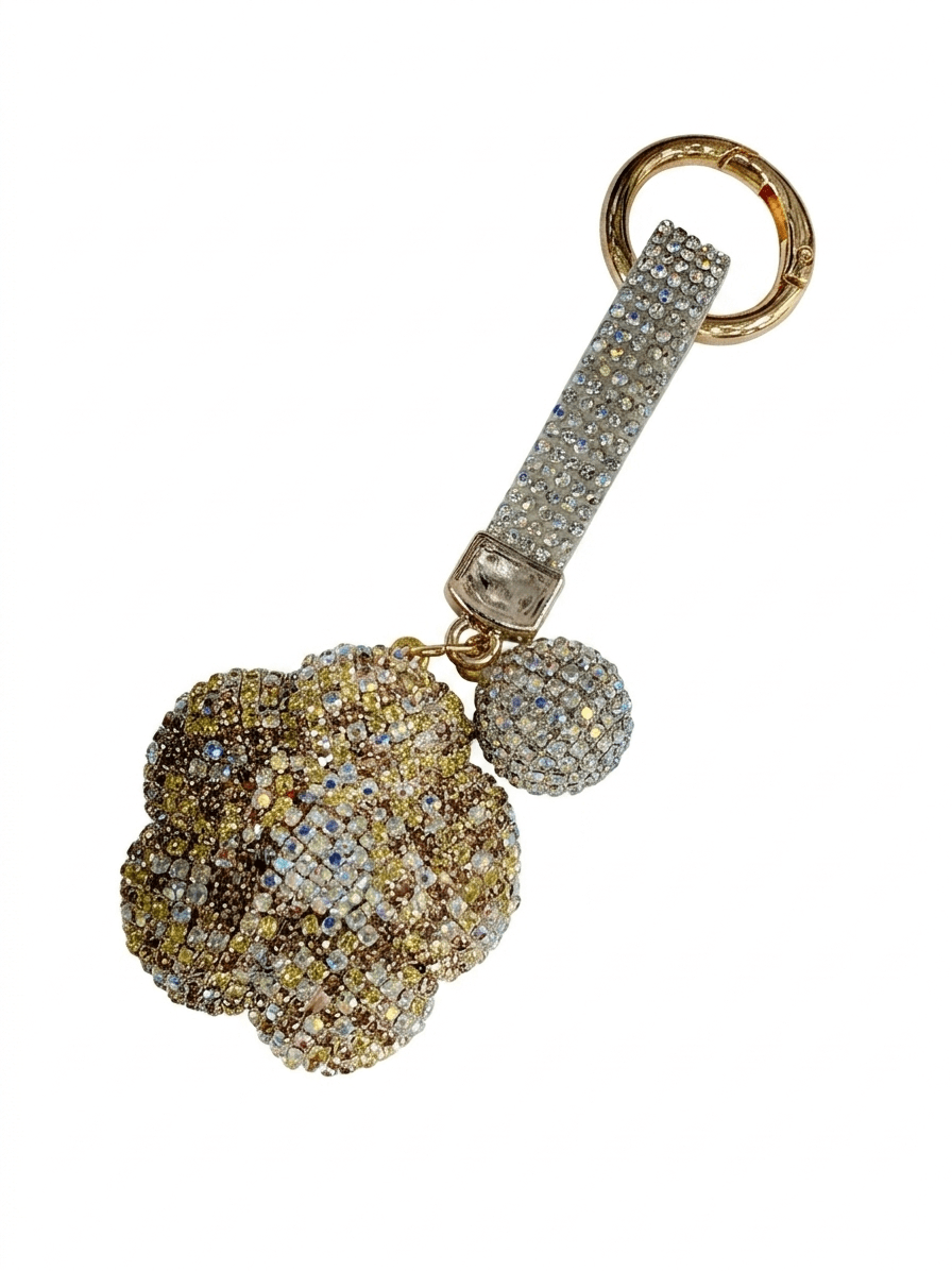 Handmade Korean Flower Cubic Keyring Handbag Point Fashion Bag Decoration Keyholder - 이미지 7