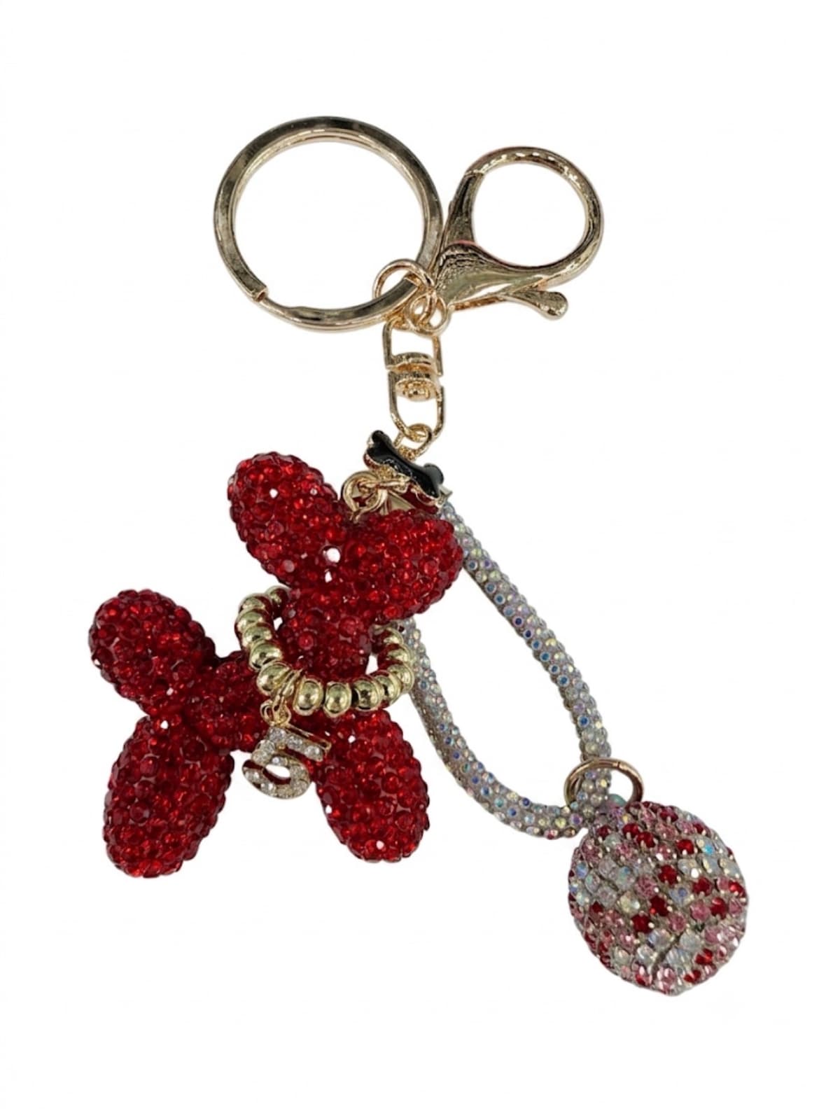 Korean-made Poodle Cubic Keyring Handbag Point Fashion Bag Charm Keyholder Handmade - 이미지 8