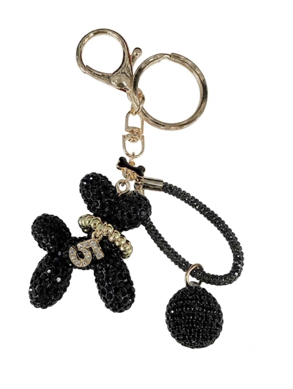 Korean-made Poodle Cubic Keyring Handbag Point Fashion Bag Charm Keyholder Handmade - 이미지 3