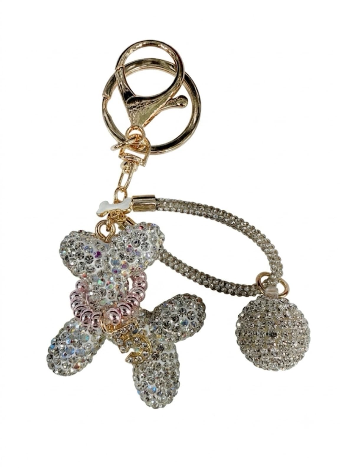 Korean-made Poodle Cubic Keyring Handbag Point Fashion Bag Charm Keyholder Handmade - 이미지 4