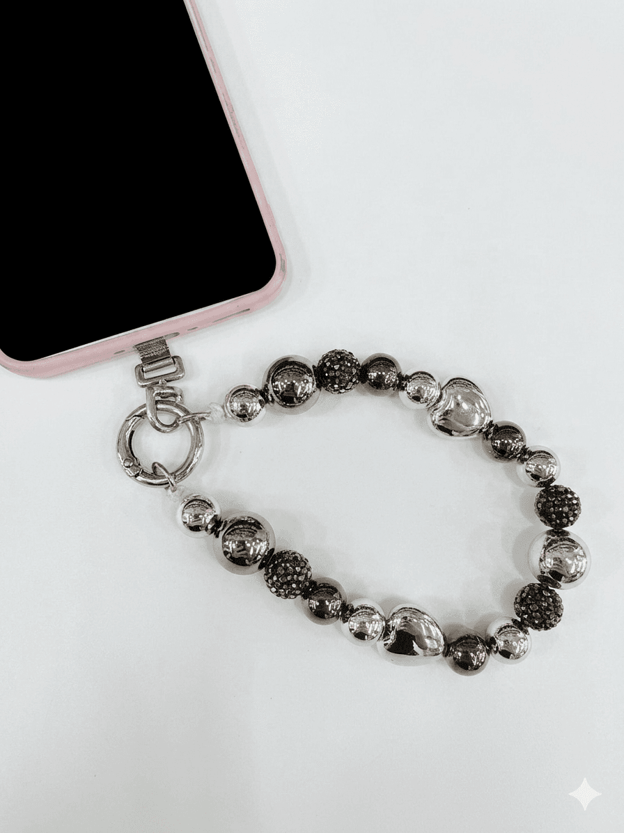 Daily Cubic Ball Smartphone Strap Mobile Phone Wrist Bracelet Keyring Handmade - 이미지 5