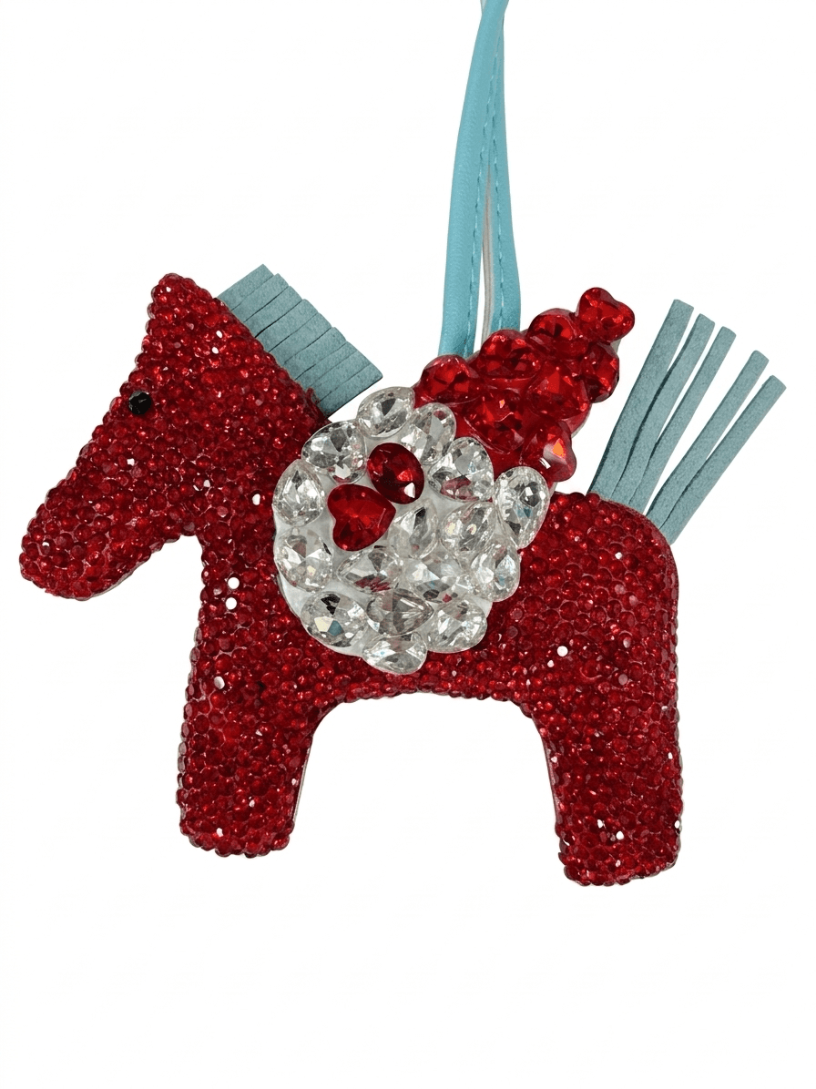 Domestic Horse Cubic Leather Bag Hook Handbag Fashion Bag Decoration Handmade - 이미지 10