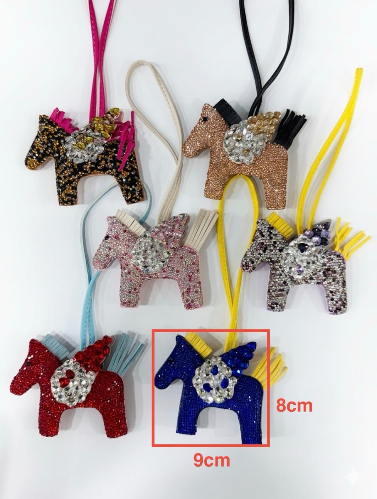 Domestic Horse Cubic Leather Bag Hook Handbag Fashion Bag Decoration Handmade - 이미지 2