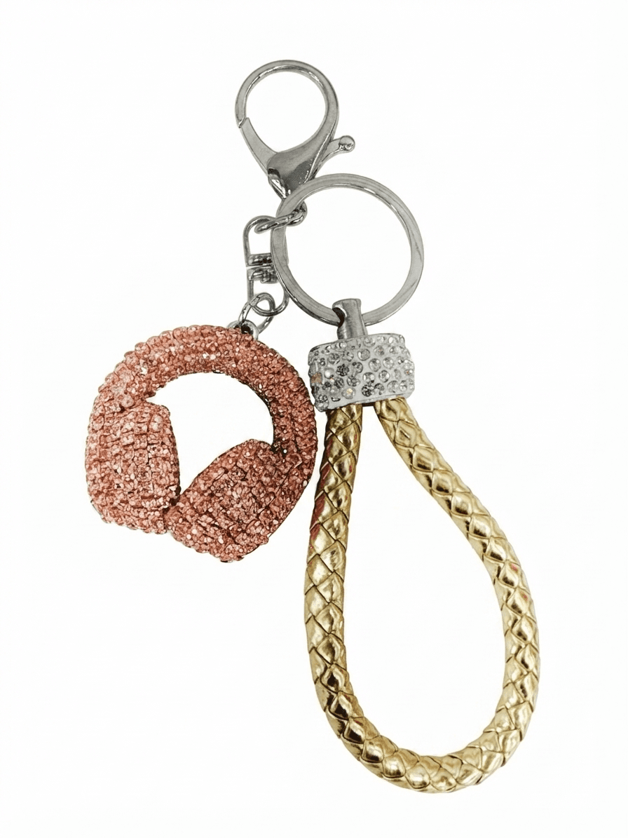 Korean-made headset cubic keyring handbag accent fashion bag decoration key holder handmade - 이미지 4