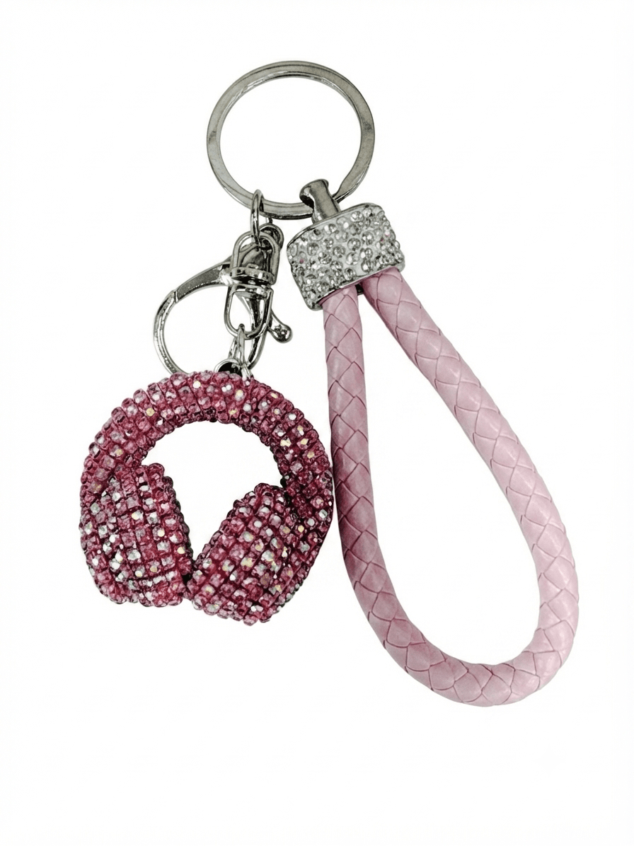 Korean-made headset cubic keyring handbag accent fashion bag decoration key holder handmade - 이미지 6