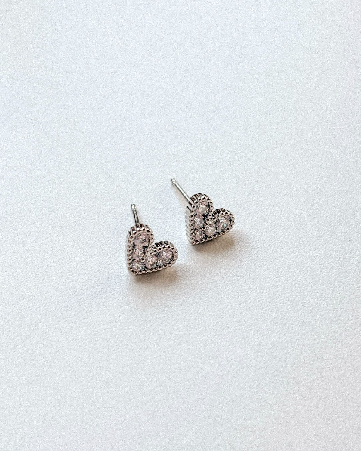 [Special Offer] Heart Cubic Nickel-Free Plated Stud Earrings Discount - 이미지 3