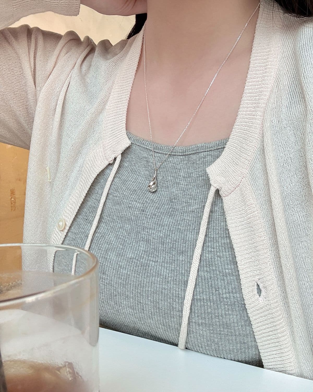 Silver 925 Bold Wave Earrings One-touch Ring Twist Thick Silver Earrings - 이미지 9