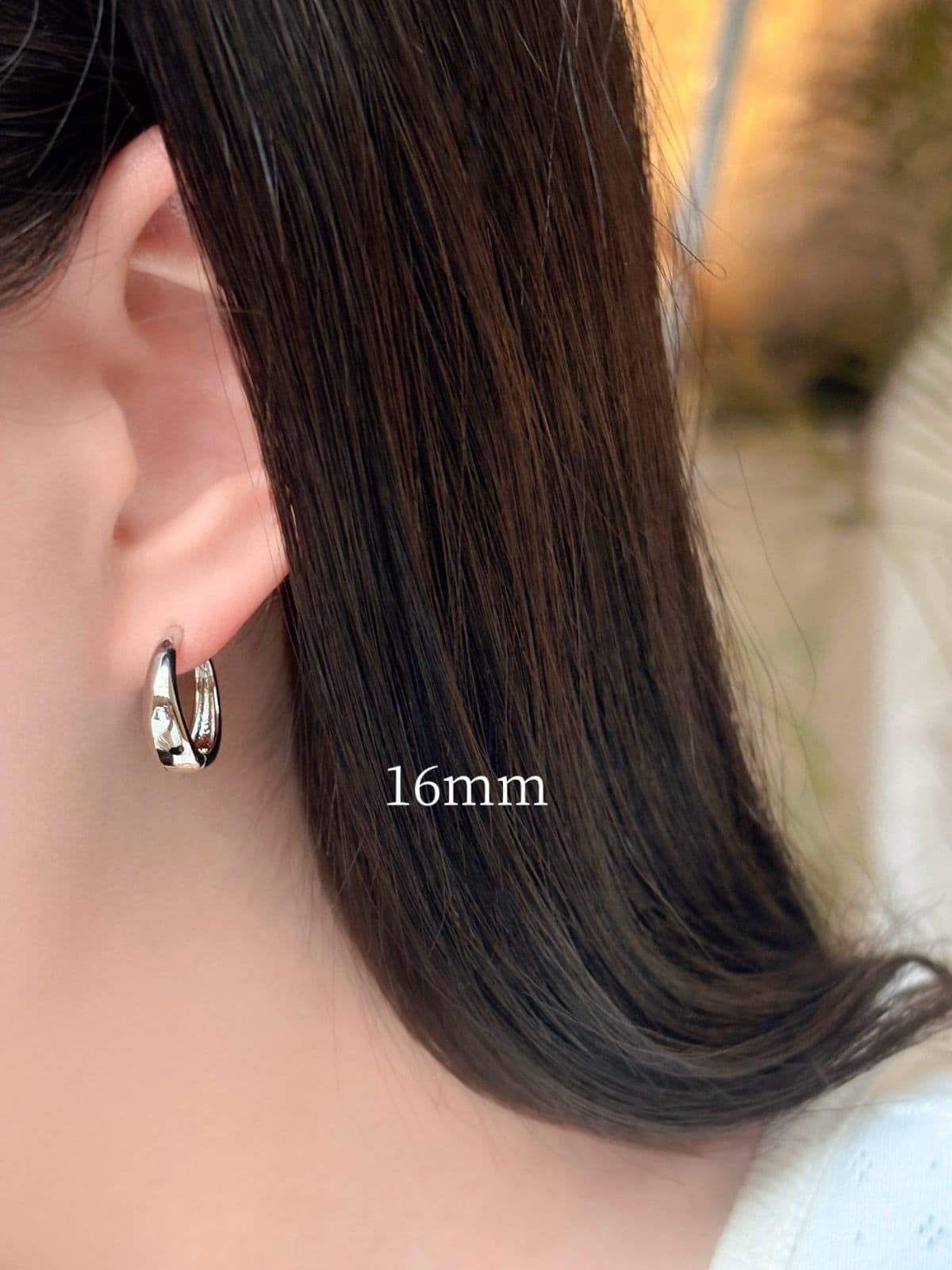 Silver 925 Teardrop Big Size Earrings 16mm 20mm Silver Earrings - 이미지 3