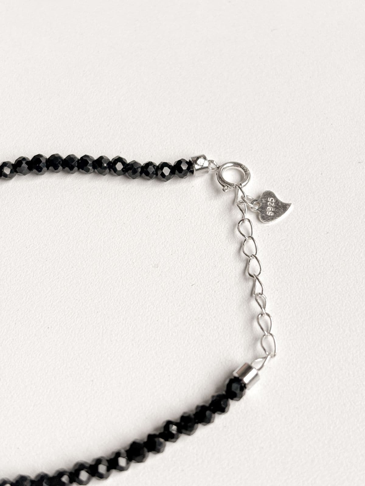 Silver 925 Black Cut Bead Bracelet Freshwater Pearl Accent Silver Bracelet - 이미지 10