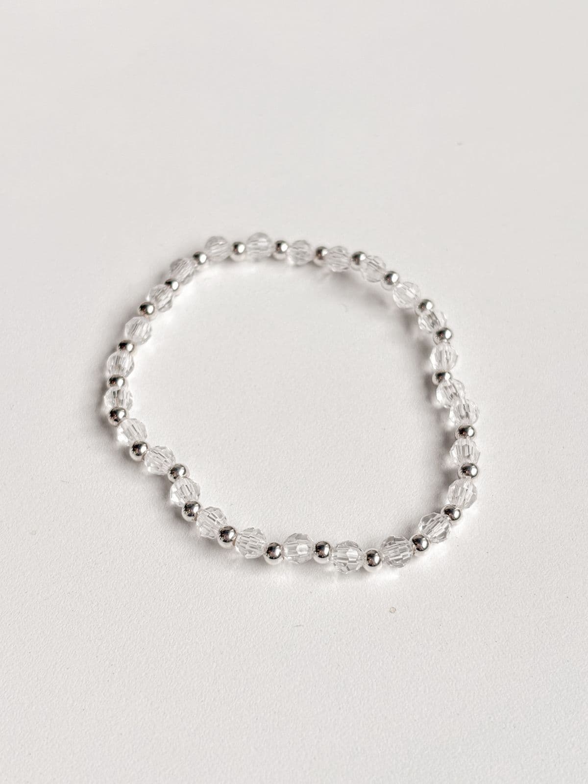 Silver 925 Free Size Bracelet Transparent Beads Silver Balls Silver Bracelet - 이미지 4