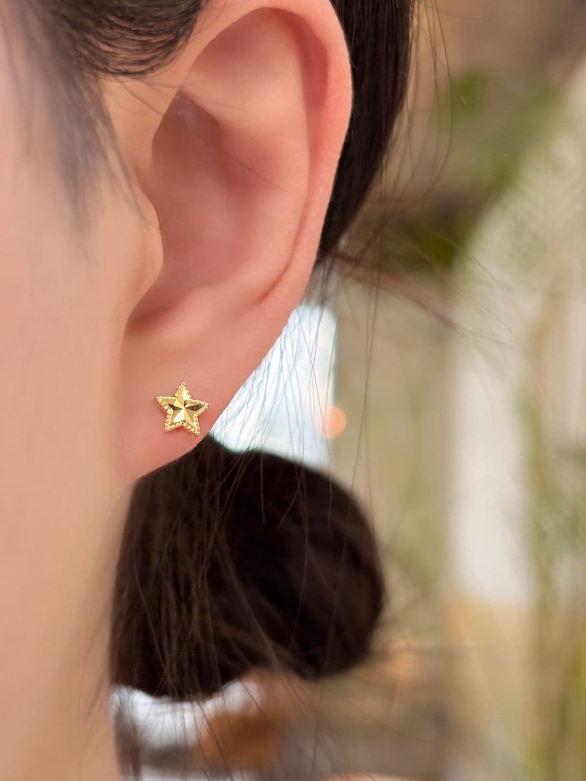 Silver 925 Star Heart Fish Butterfly Earrings Silver Post Mini Earrings - 이미지 15