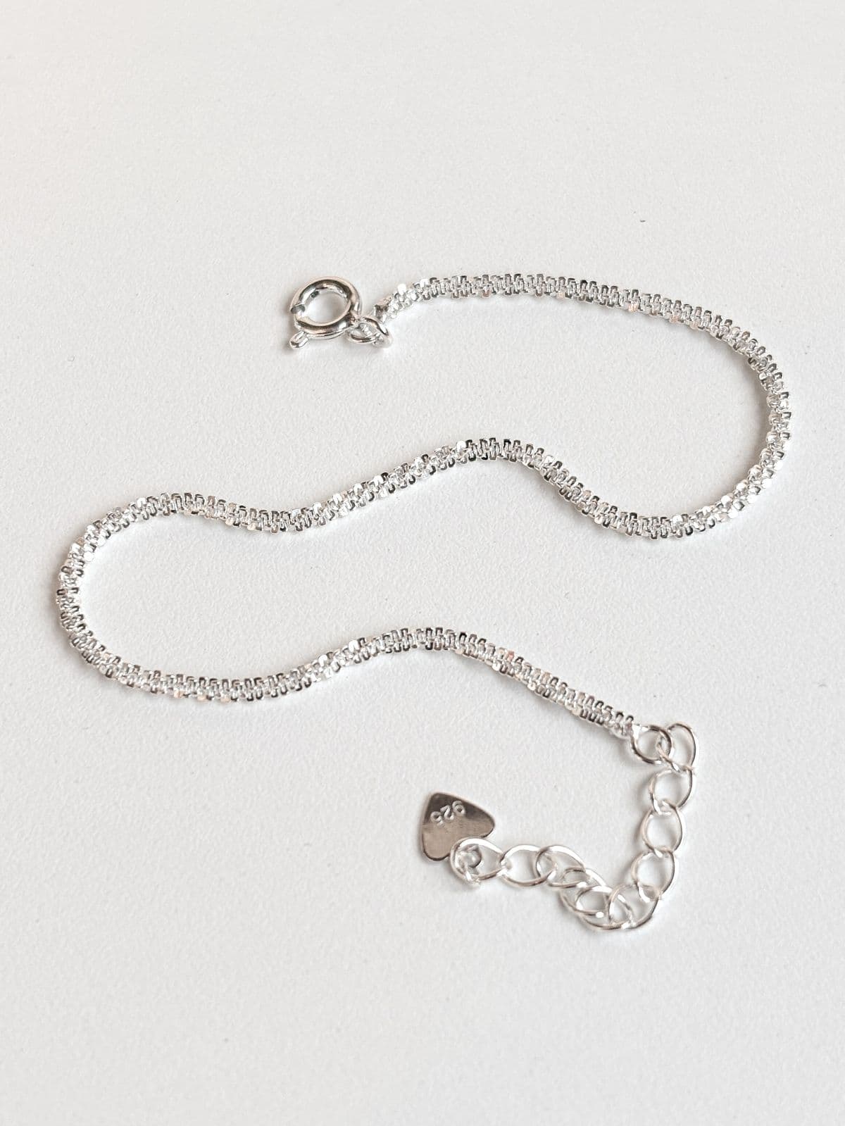 Silver 925 Snowflake Chain Bracelet, New Summer Silver Bracelet - 이미지 1