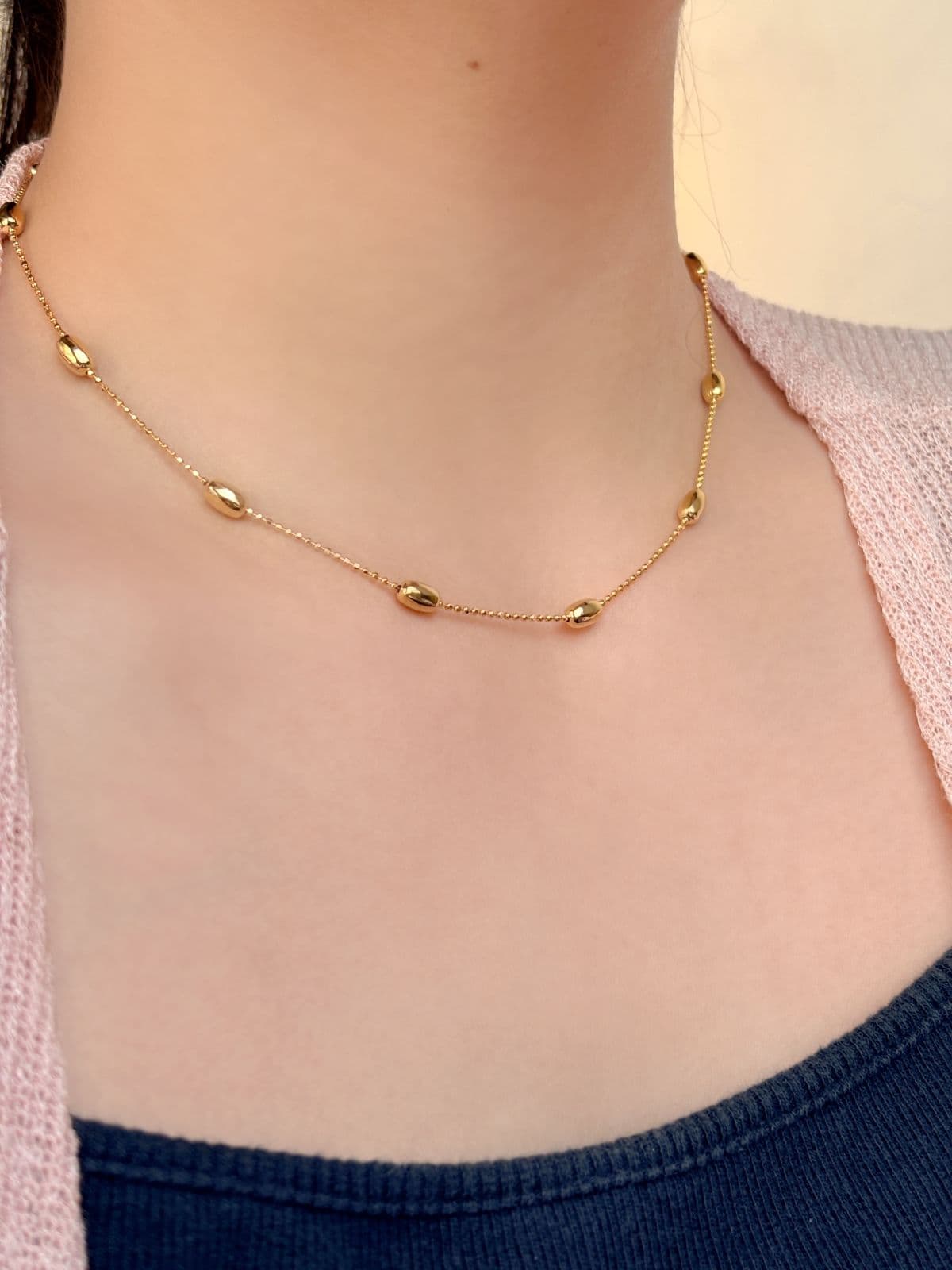 Silver 925 Silver Ball Oval Bracelet Silver Ball Point Silver Chain Silver Bracelet Set - 이미지 7