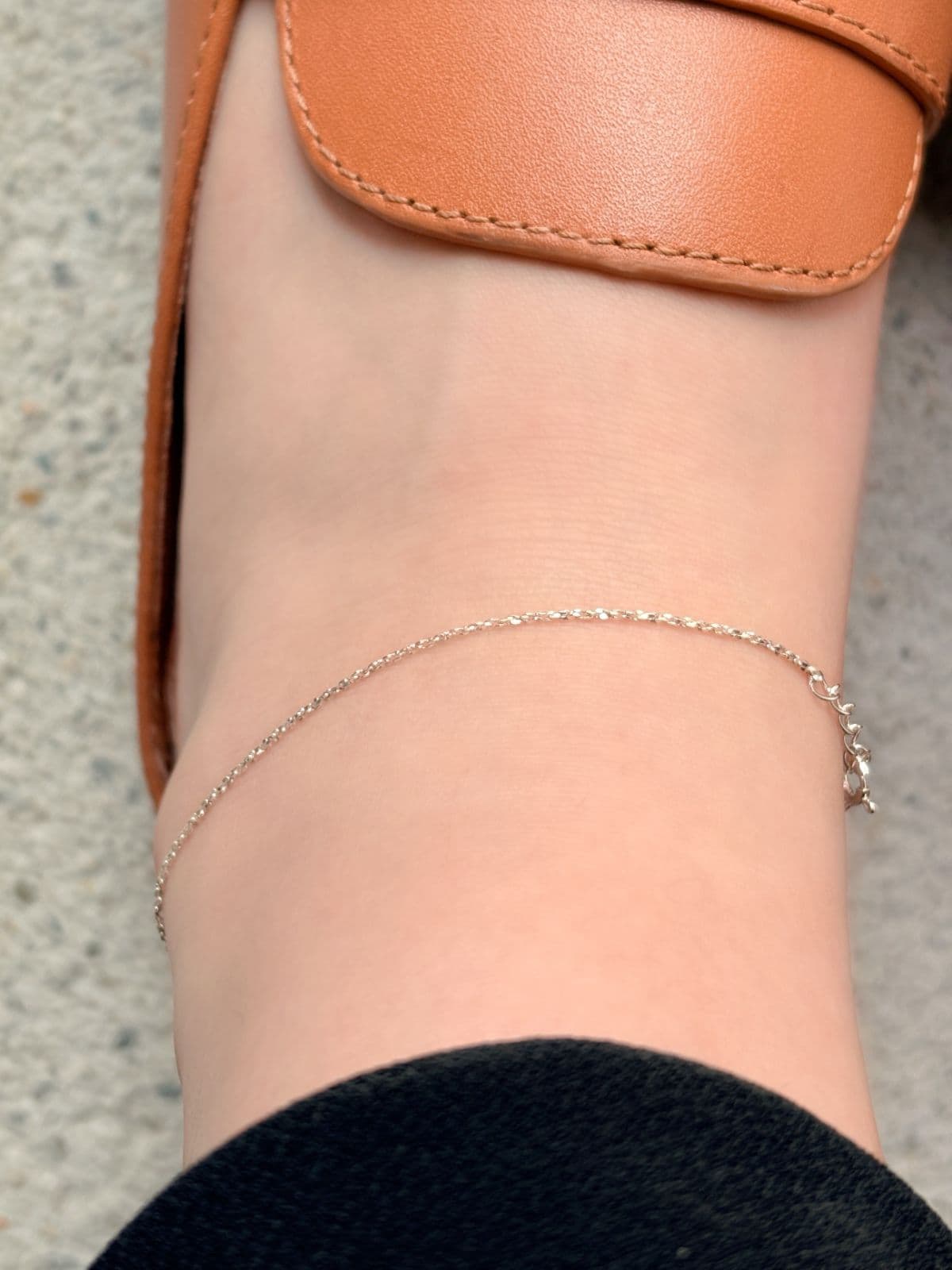 Silver 925 Slim Rope Chain Necklace, Thin Silver Necklace - 이미지 8