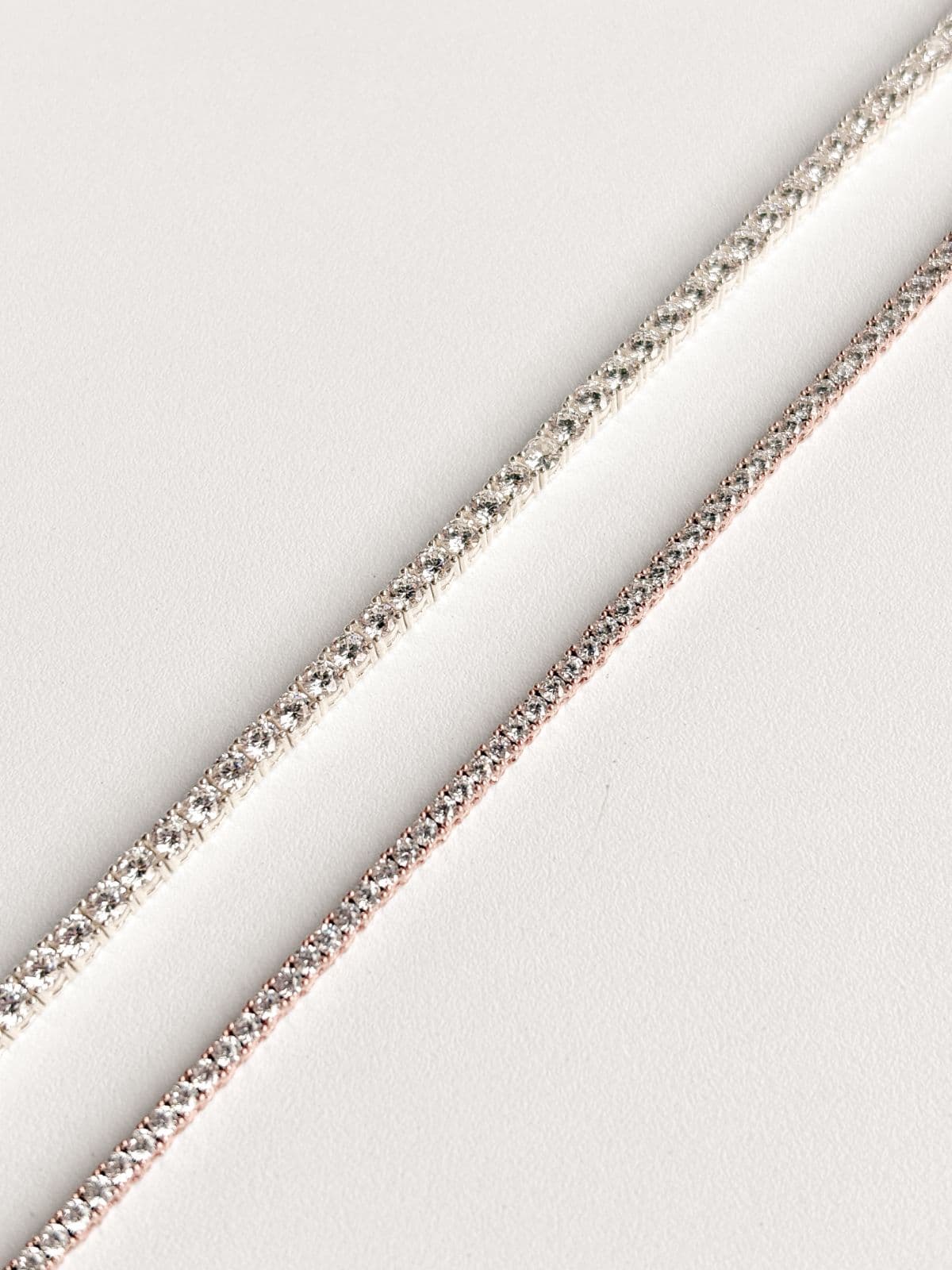 Silver 925 Tennis Cubic Necklace - 이미지 12