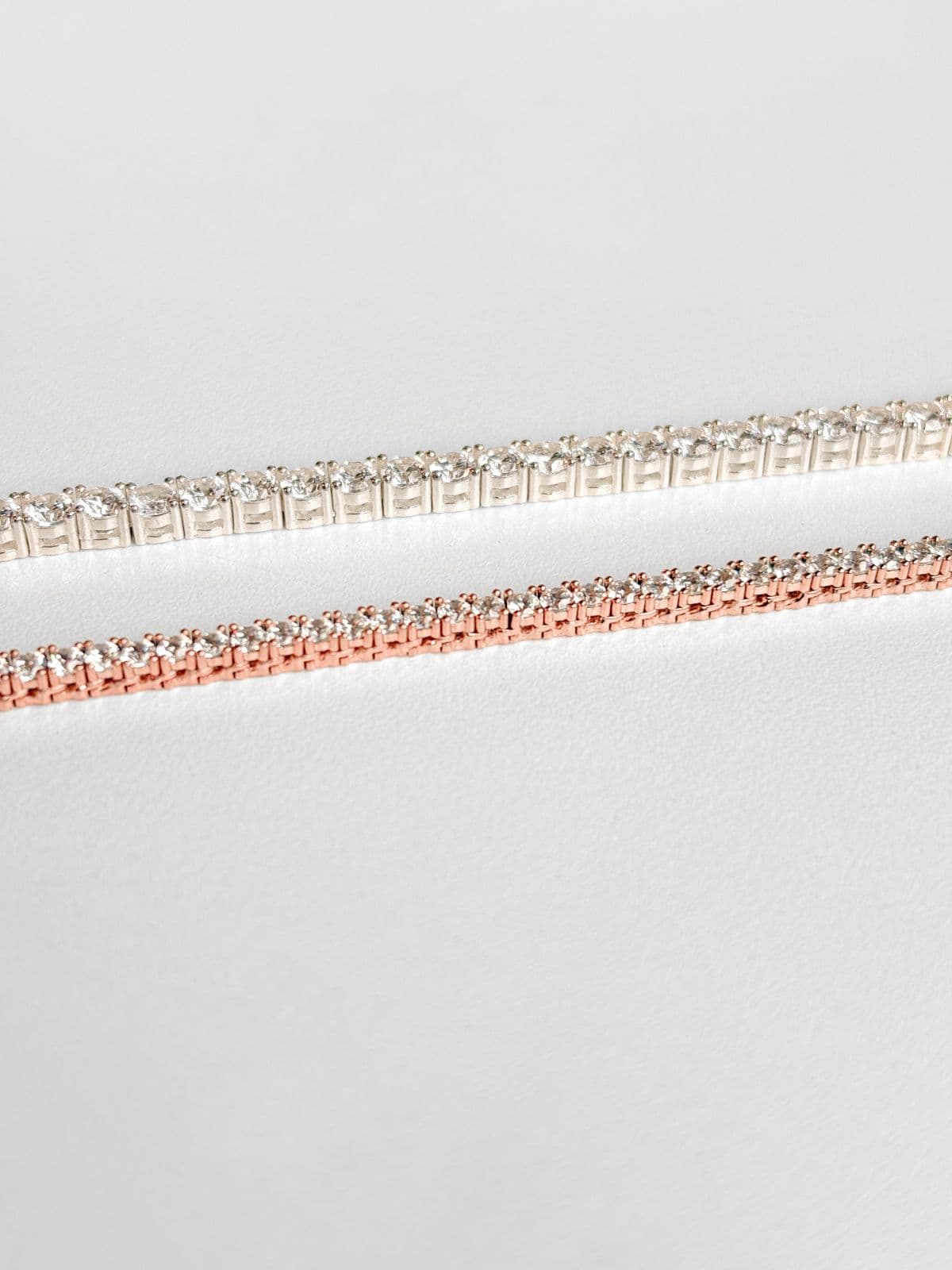 Silver 925 Tennis Cubic Necklace - 이미지 11