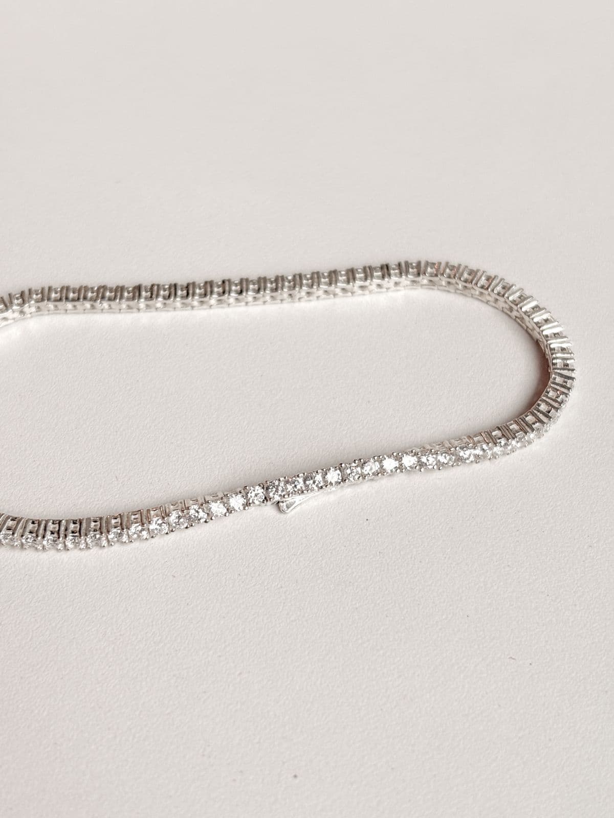 Silver 925 Tennis Cubic Bracelet Silver Bracelet - 이미지 10