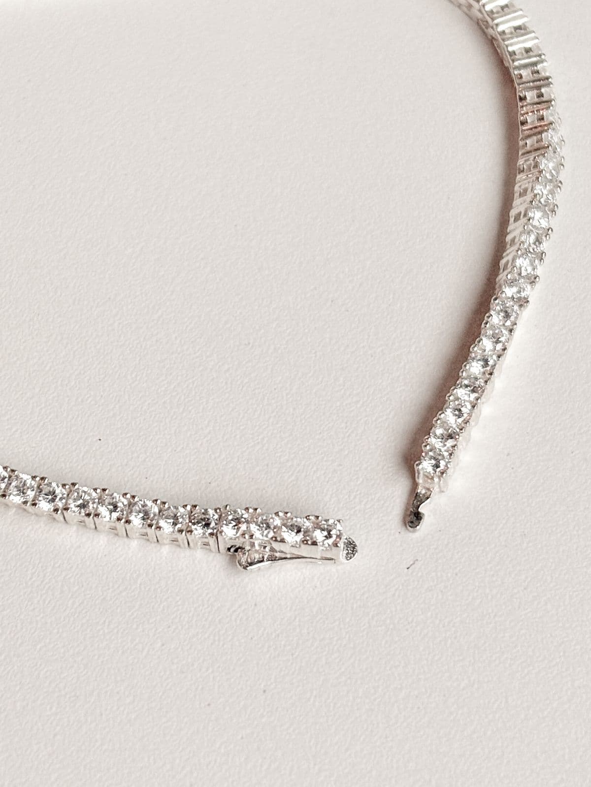 Silver 925 Tennis Cubic Bracelet Silver Bracelet - 이미지 5
