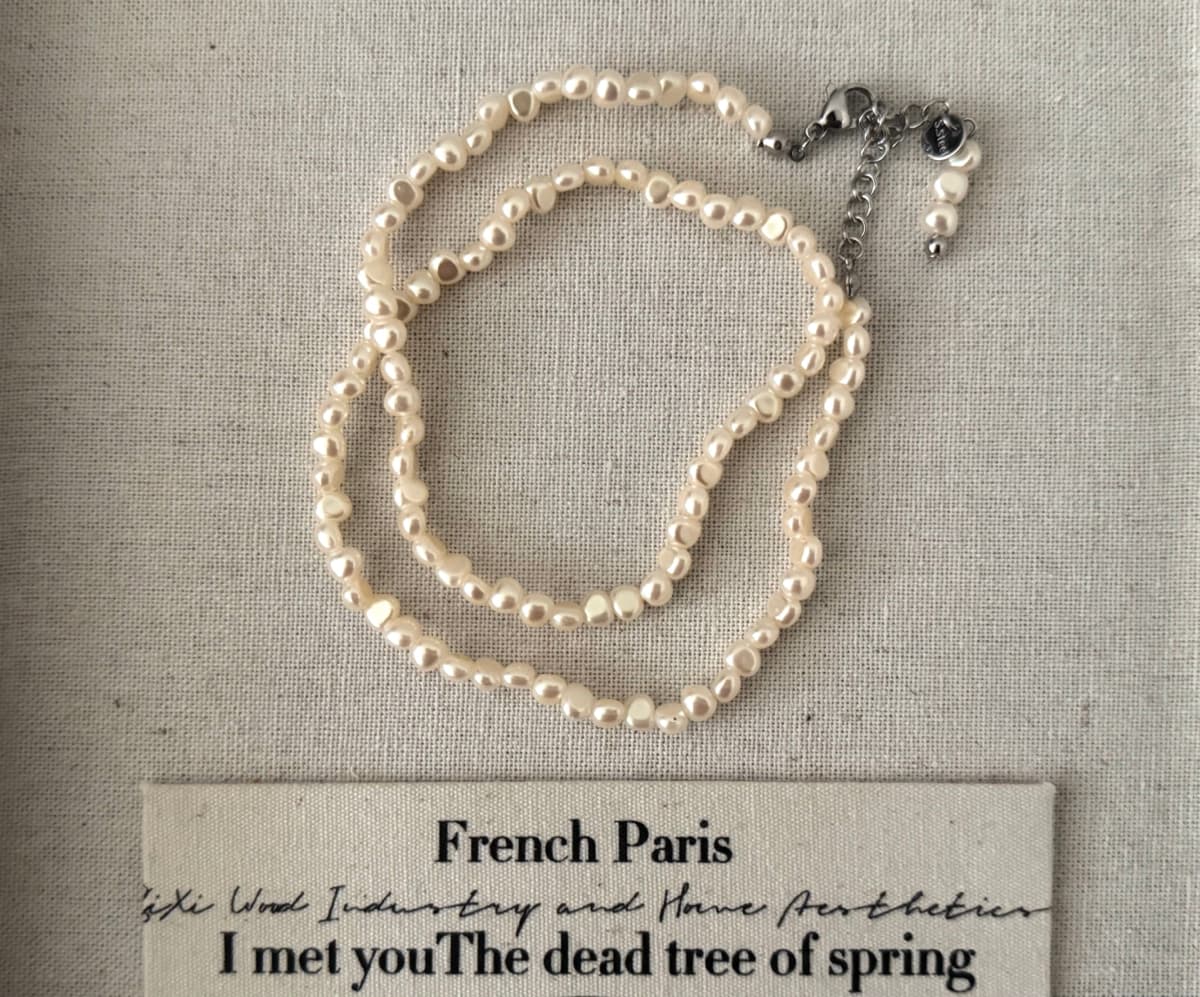 Ugly pearl necklace - 이미지 1