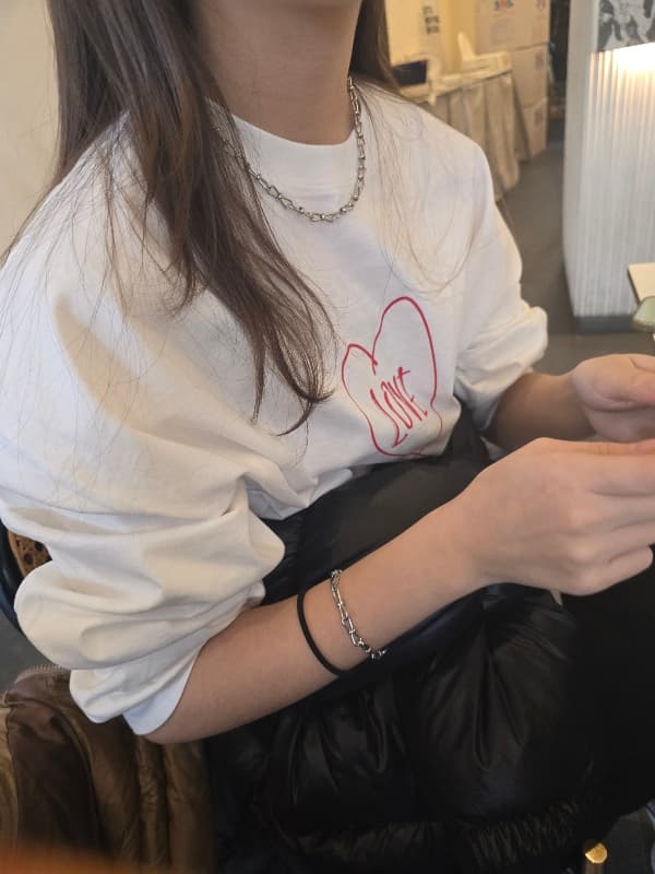 (Unisex) Stainless Steel Twisted Chain Necklace & Bracelet - 이미지 8