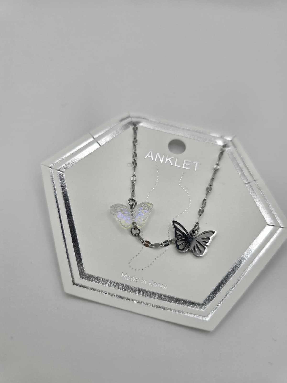 Stainless steel butterfly bracelet, anklet, necklace - 이미지 7
