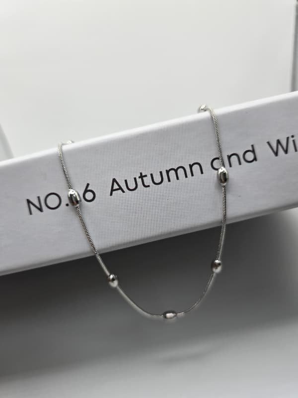 Stainless Steel Midi-Long Necklace 3designs - 이미지 4
