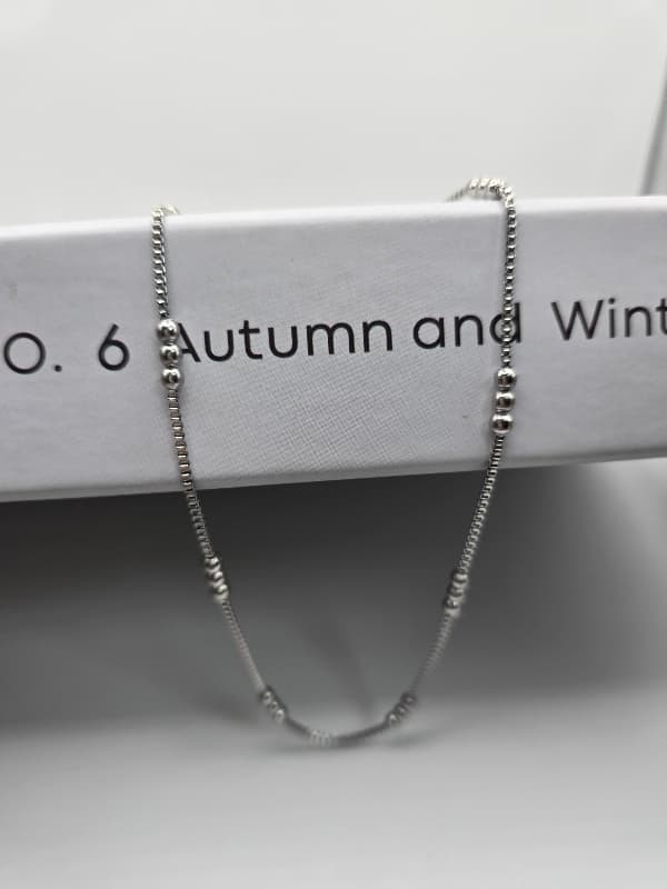 Stainless Steel Midi-Long Necklace 3designs - 이미지 8