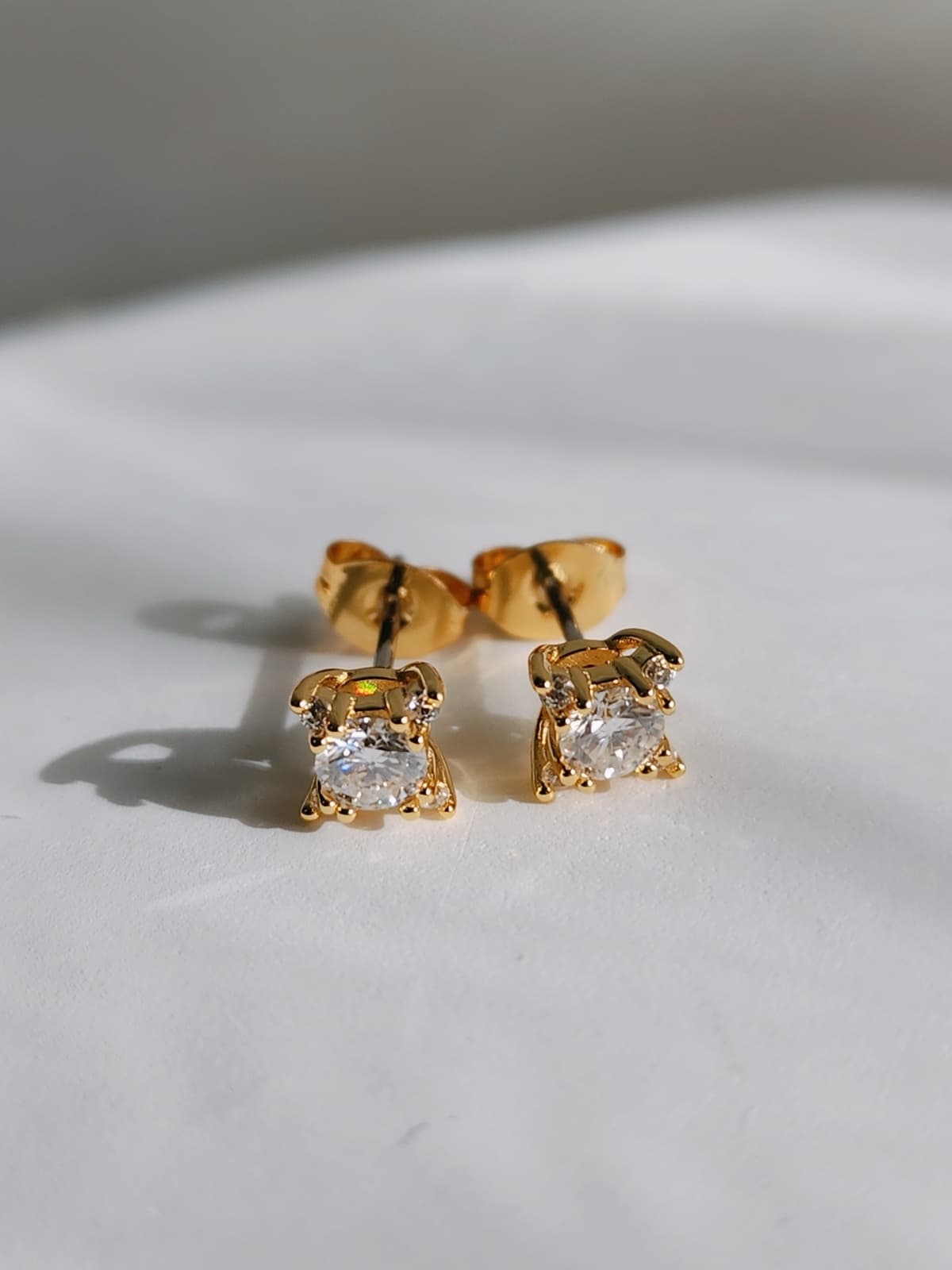 GRA Moissanite Diamond Surgical Steel Earrings No. 0 - 이미지 7