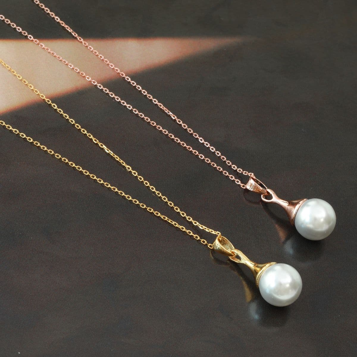 [SE6407,SN6403] Silver 925 Swarovski Pearl Drop Set (Earrings, Necklace) - 이미지 14