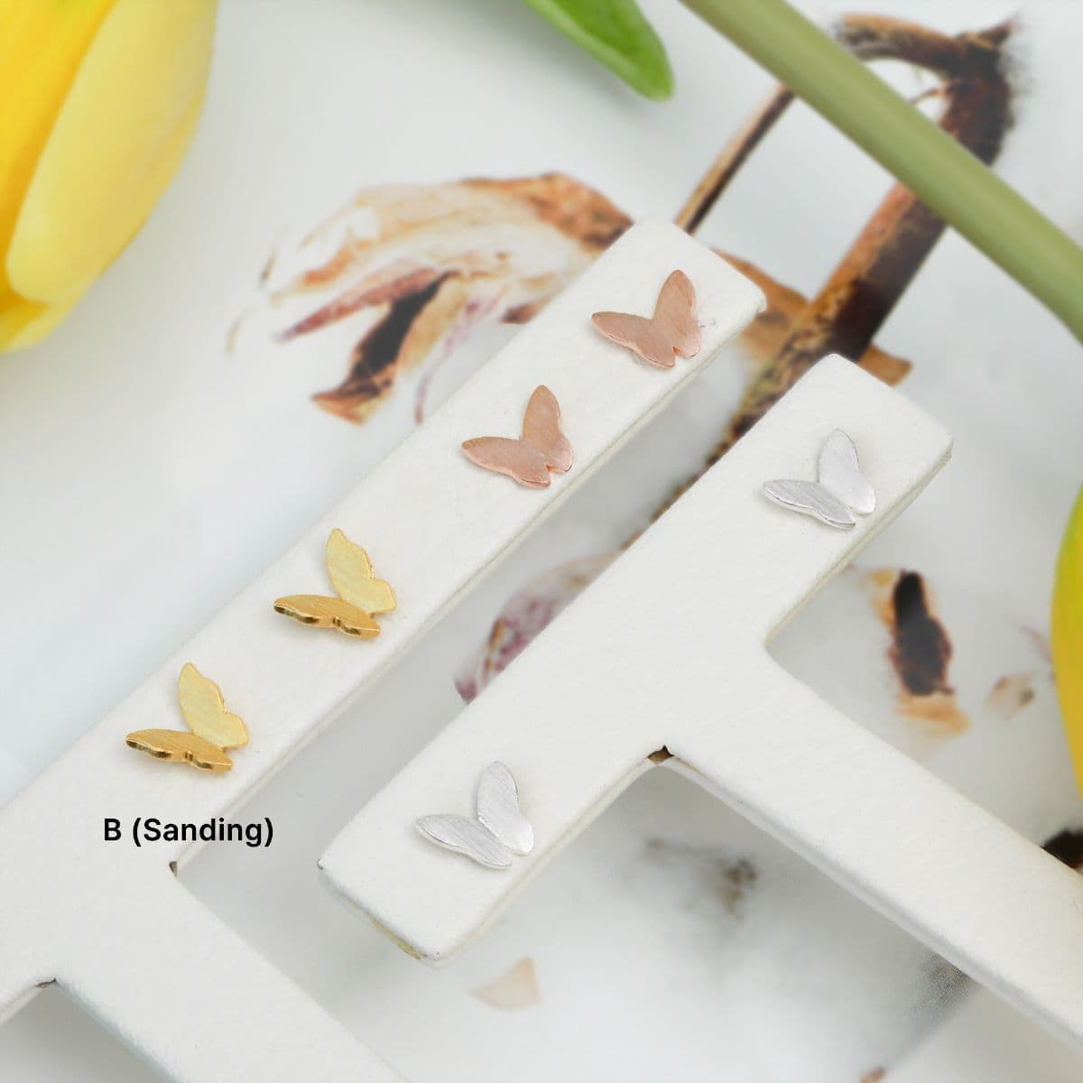 [SE6408], [SE6409], [SE6410] Silver 925 Butterfly Earring Set - 이미지 6