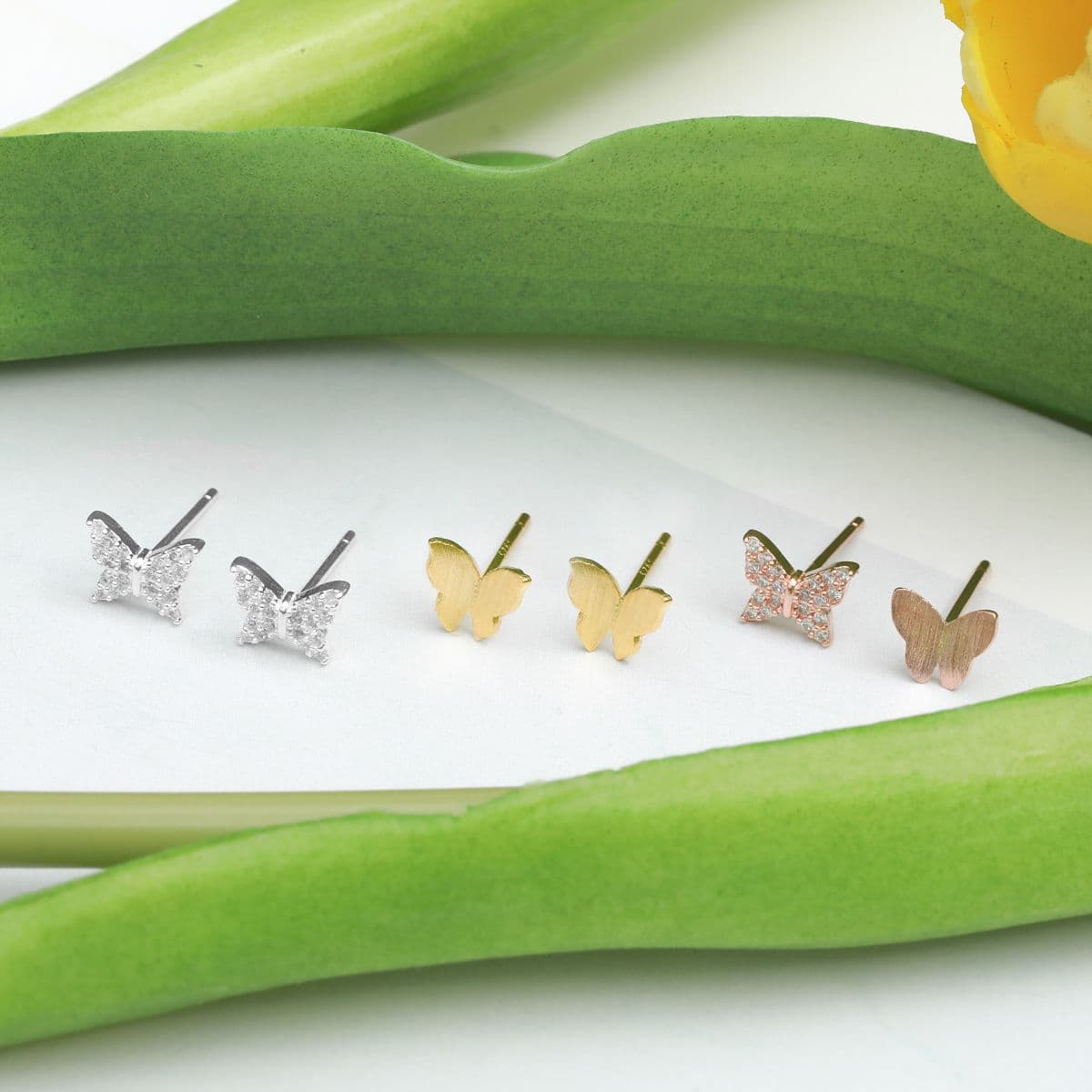 [SE6408], [SE6409], [SE6410] Silver 925 Butterfly Earring Set - 이미지 10