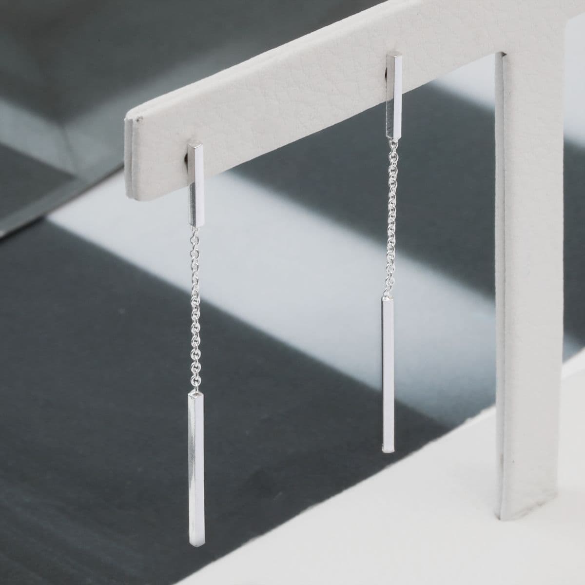 Silver 925 Chain Drop Clutch Earring Series - 이미지 15