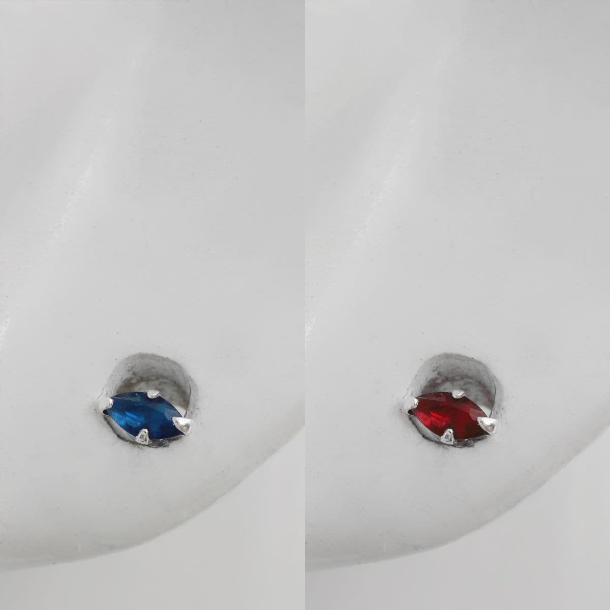 [SE6416] 925 Silver 4-Prong Press Mini Cubic Piece Earrings - 이미지 5