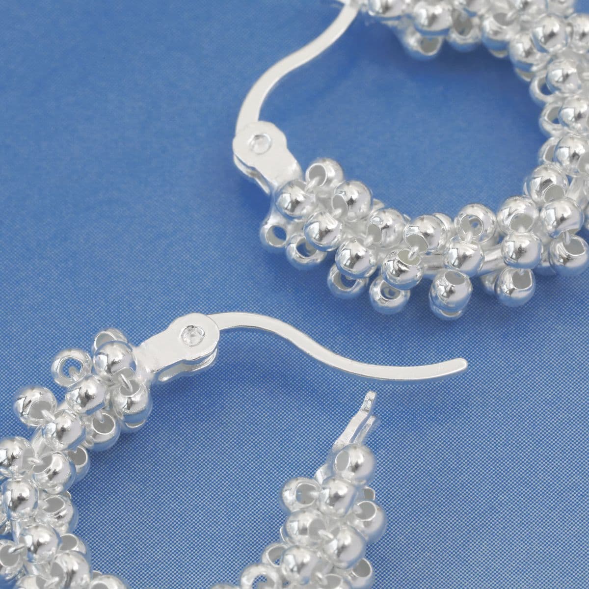 [SE6433] Silver 925 Mini Ball Connect One-Touch Earrings - 이미지 8