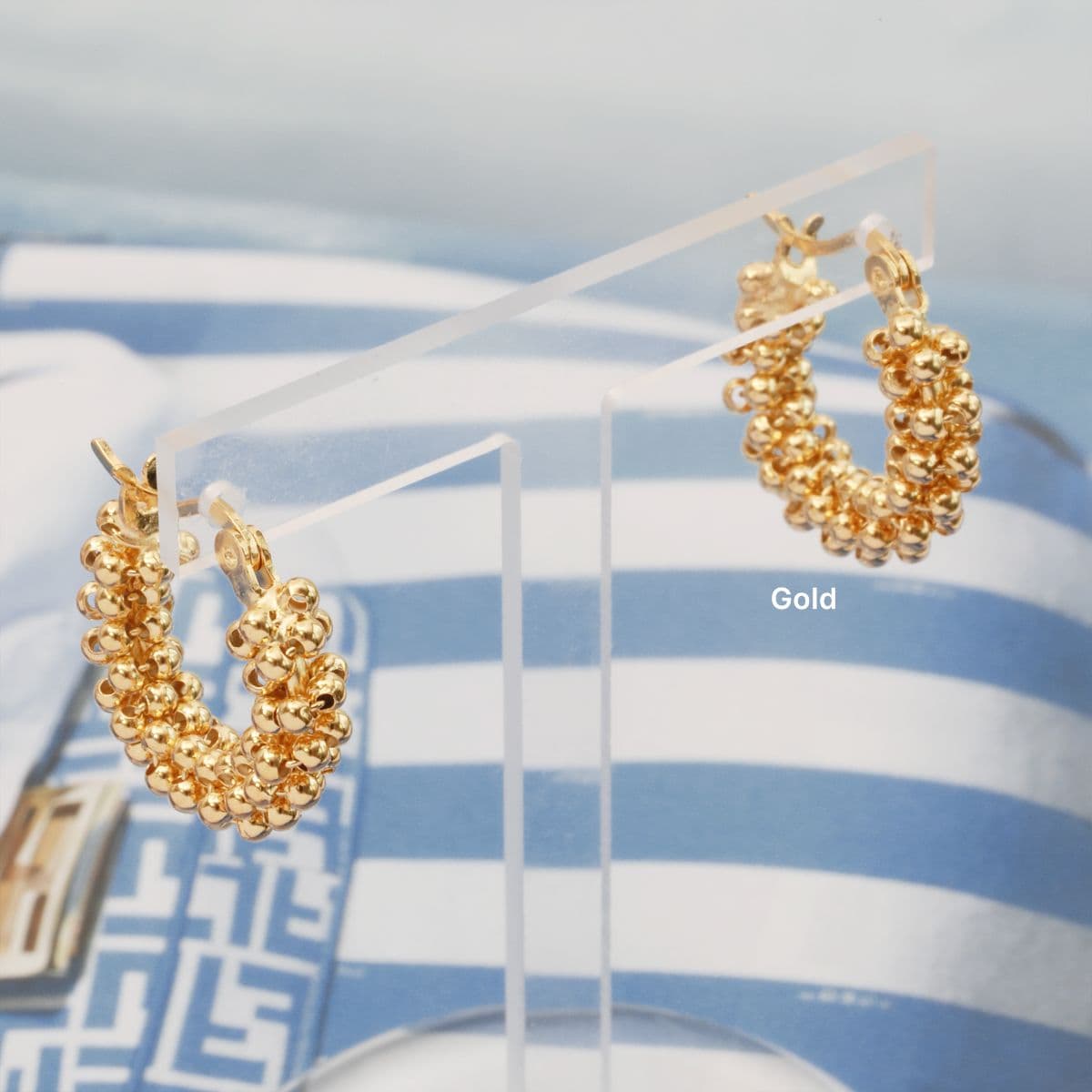 [SE6433] Silver 925 Mini Ball Connect One-Touch Earrings - 이미지 6