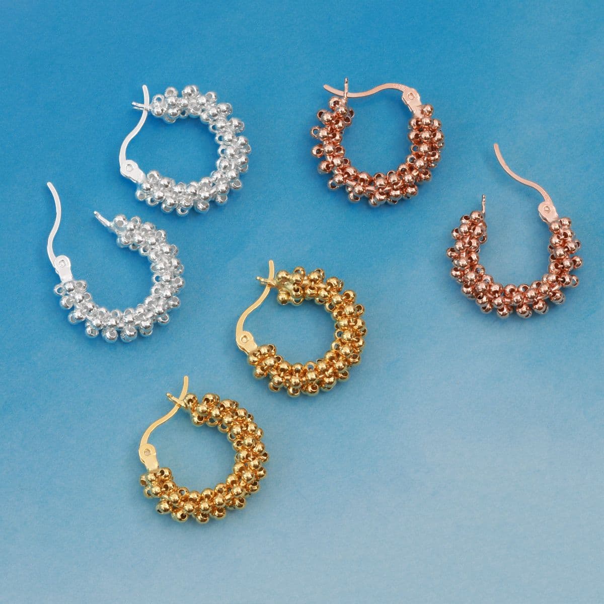 [SE6433] Silver 925 Mini Ball Connect One-Touch Earrings - 이미지 10