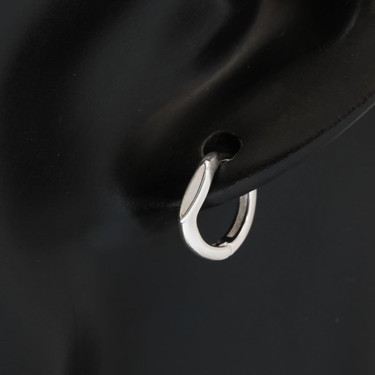 [SE6435] Silver 925 Mother-of-Pearl Pearl Piece One-Touch Earrings - 이미지 8
