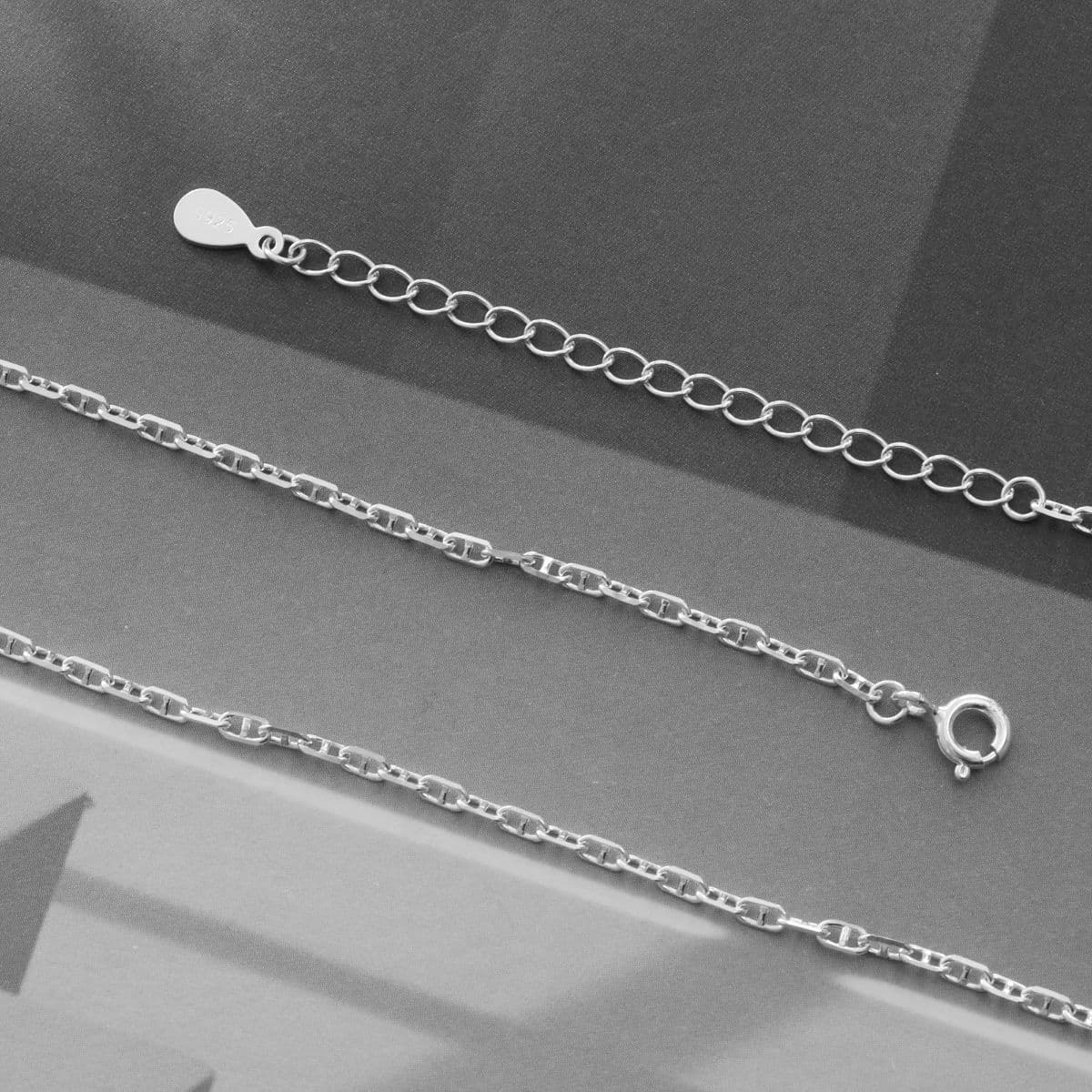 Silver 925 Mini Clip Chain Necklace Series - 이미지 18