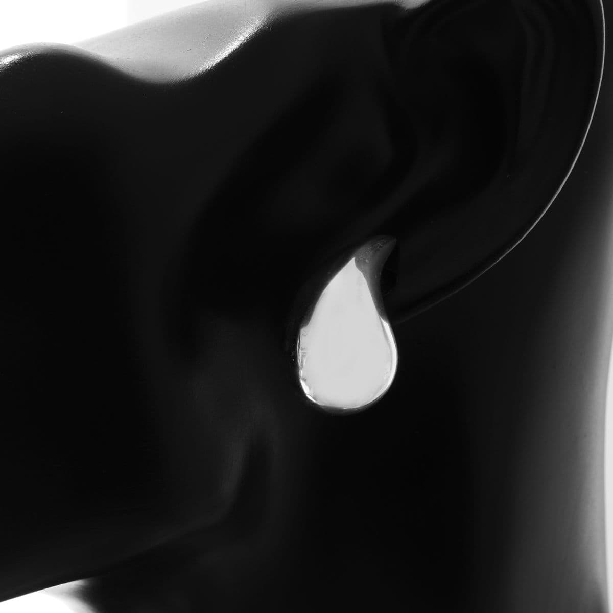 [SE6600] 925 Silver Big Bold Teardrop Earrings - 이미지 9