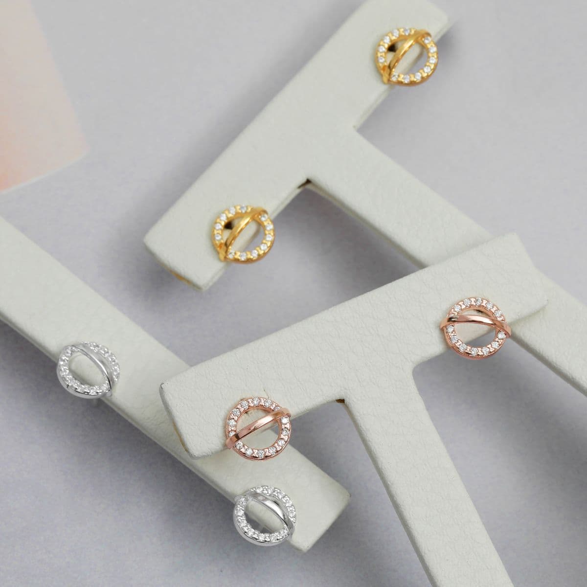 Silver 925 Full of Cubic Earring Series - 이미지 8