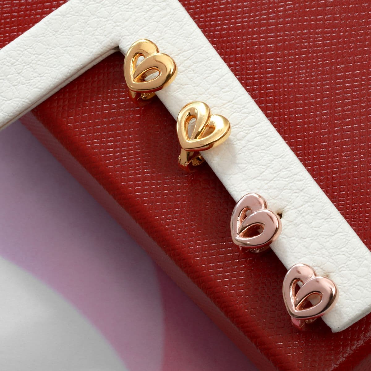 [SE0283] Silver 925 One-Line Heart One-Touch Earrings - 이미지 6