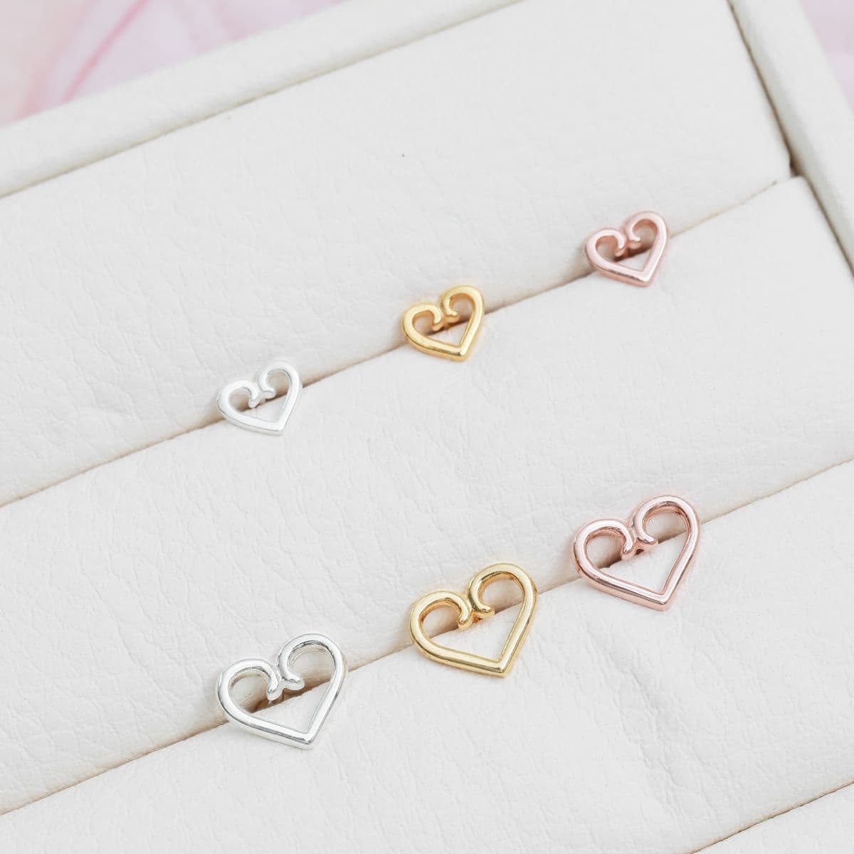 [SPC6607], [SPC6608] Silver 925 Dreaming Heart Piercing Set - 이미지 9