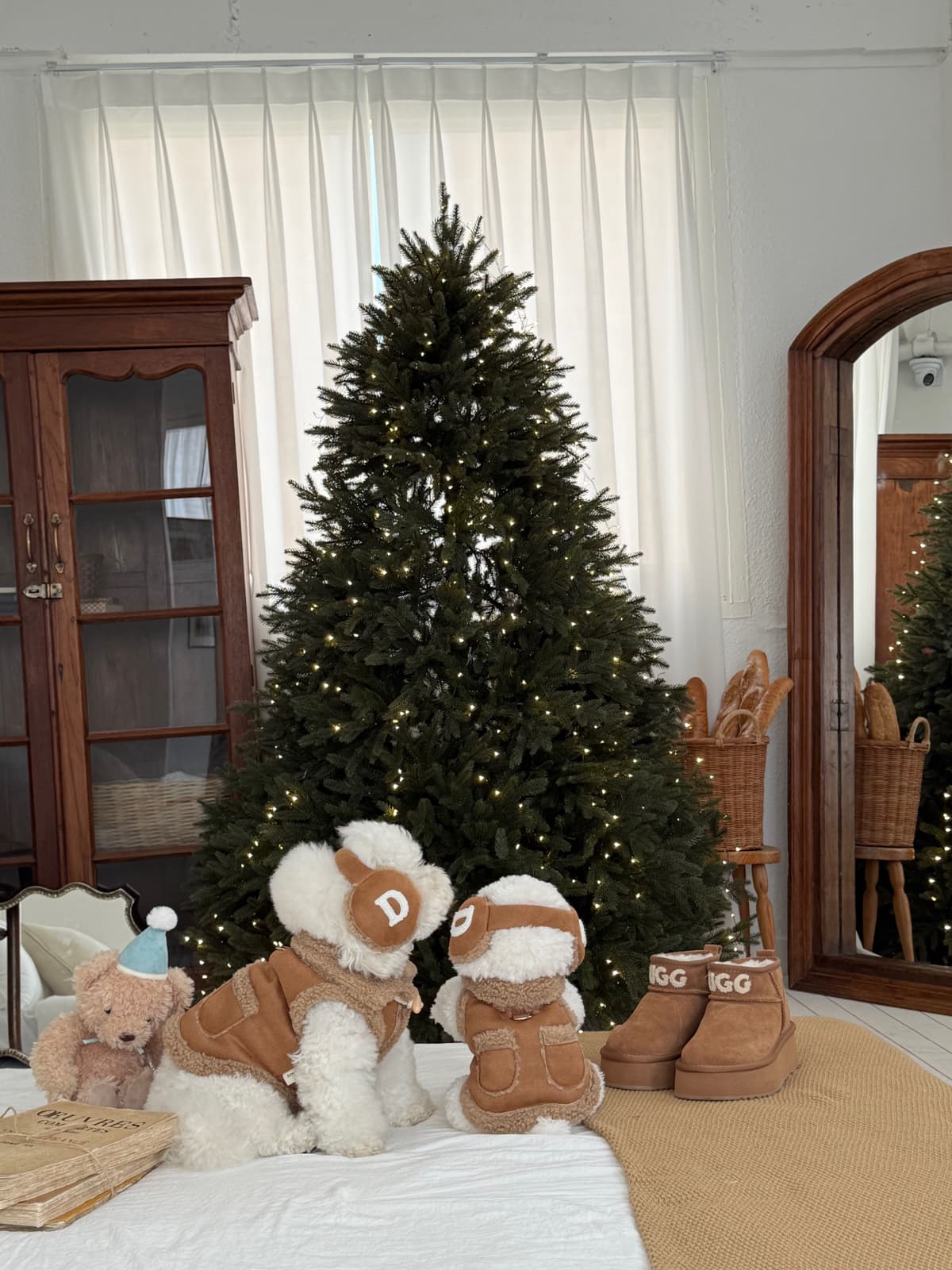 디어,멍 무스탕자켓 2colors / S-2XL - 이미지 4