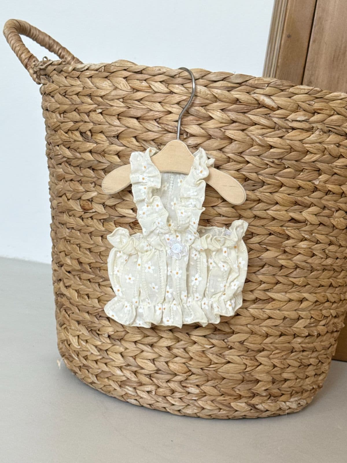 Cream Flower Top (Single Item) / S-2XL - 이미지 9