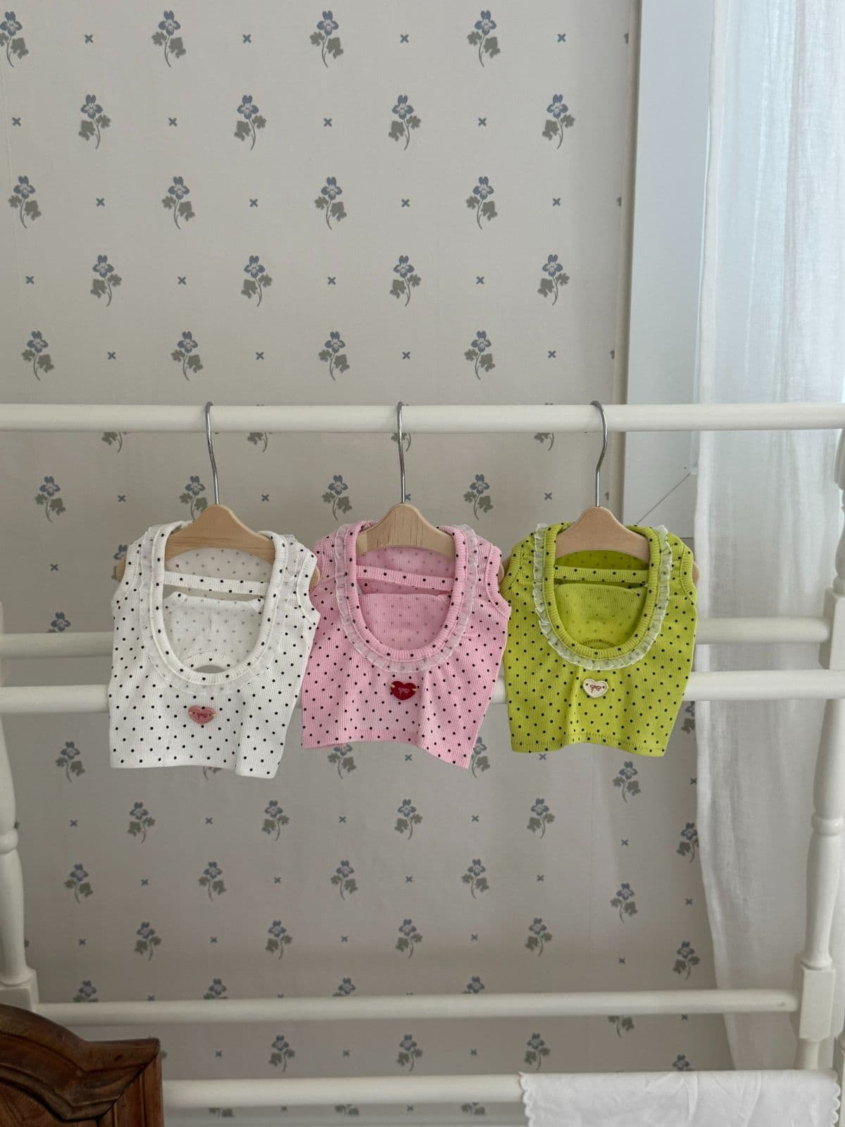Barbie Dot Sleeveless 2 colors / S-2XL - 이미지 9