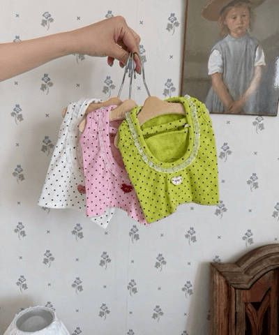 Barbie Dot Sleeveless 2 colors / S-2XL