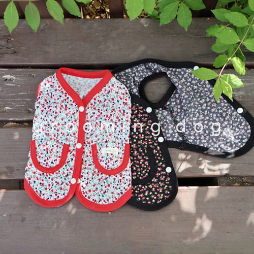 Grandma Flower Garden Vest S-2XL, 2 colors - 이미지 3