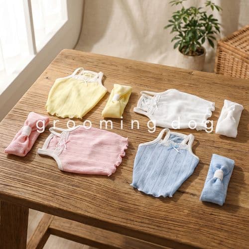 캔디리본 나시 S-2XL & 헤어밴드 S/L, 4colors - 이미지 6